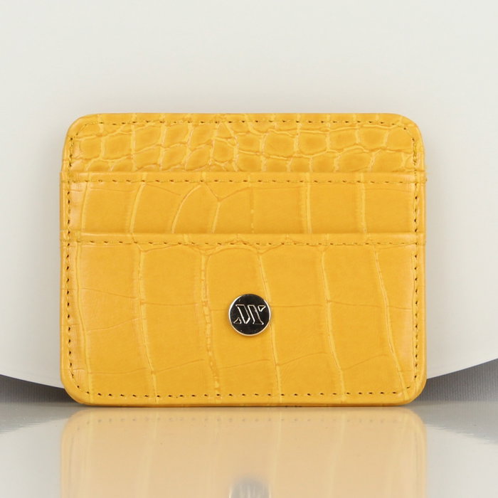 Zoozie Bags Cartera y Tarjetero de Piel Amarillo
